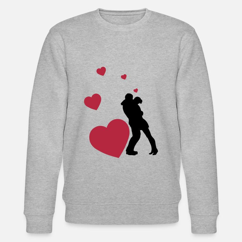 Liebespaar - Stanley/Stella Unisex Bio-Sweatshirt CHANGER  - Grau meliert