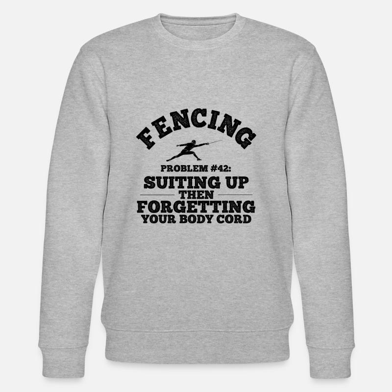 Fechten - Stanley/Stella Unisex Bio-Sweatshirt CHANGER  - Grau meliert