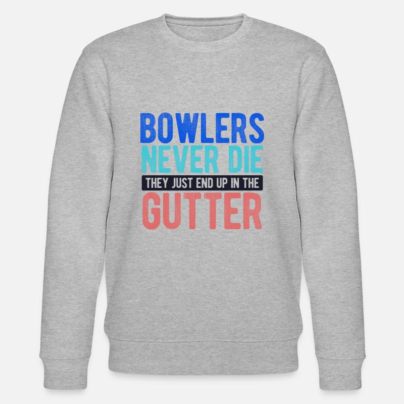 Bowling - Stanley/Stella Unisex Bio-Sweatshirt CHANGER  - Grau meliert