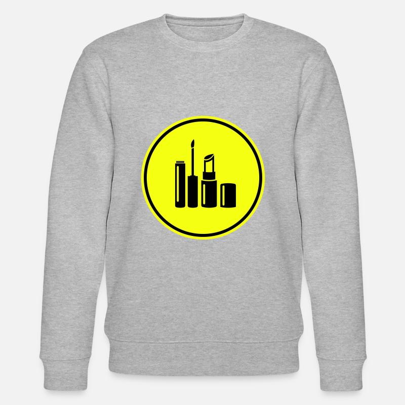 Make Up Kosmetik Icon - Stanley/Stella Unisex Bio-Sweatshirt CHANGER  - Grau meliert