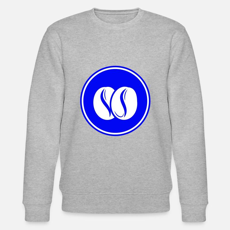 Symbole du grain de café - Sweat bio CHANGER Stanley/Stella Unisexe - gris chiné