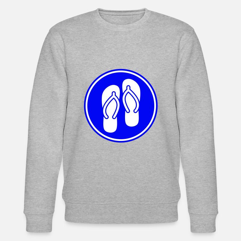 Badelatschen icon - Stanley/Stella Unisex Bio-Sweatshirt CHANGER  - Grau meliert