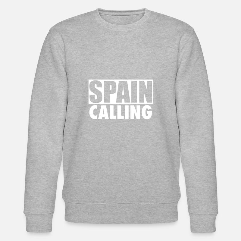 L’Espagne appelle l’Espagnol Spanische Spanier - Sweat bio CHANGER Stanley/Stella Unisexe - gris chiné