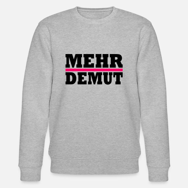 Demut - Stanley/Stella Unisex Bio-Sweatshirt CHANGER  - Grau meliert