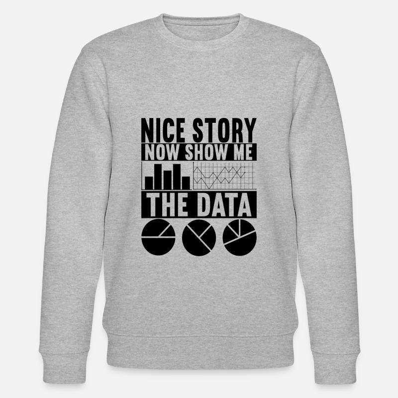 Data Scientist Data Analyst - Stanley/Stella CHANGER Unisex Organic Sweatshirt - heather grey