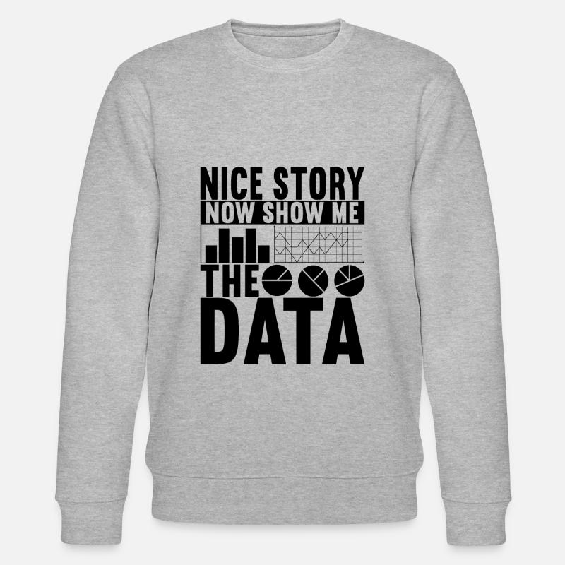 Data Scientist Data Analyst - Stanley/Stella CHANGER Unisex Organic Sweatshirt - heather grey