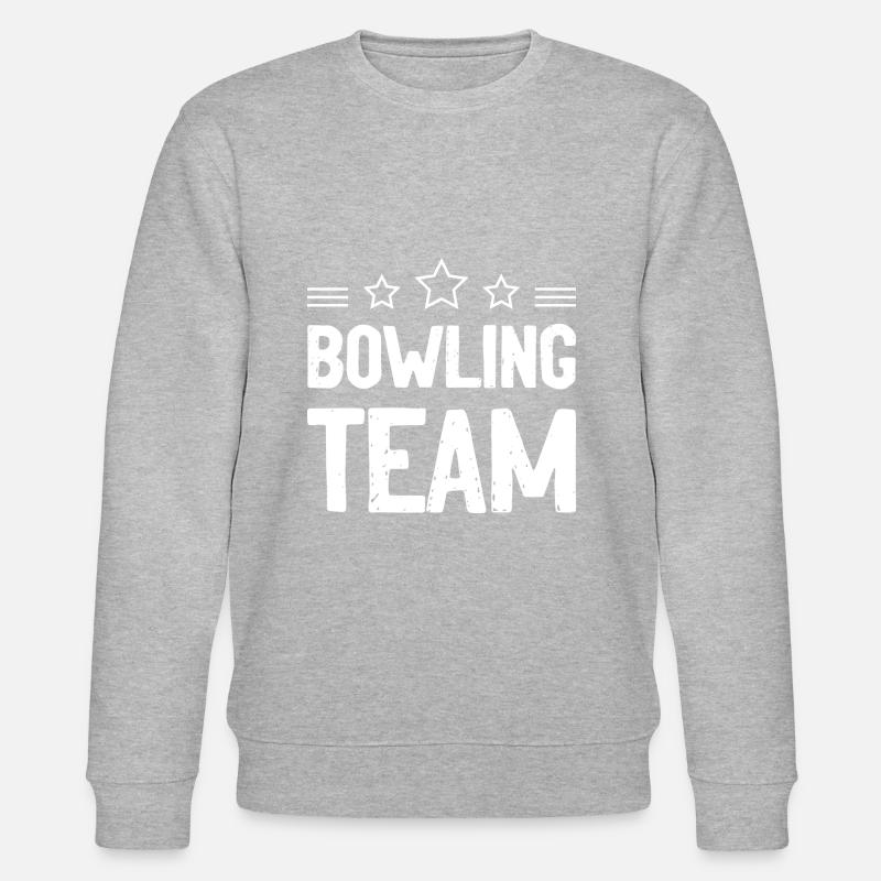 Bowling Team Mannschaft - Stanley/Stella Unisex Bio-Sweatshirt CHANGER - Grau meliert