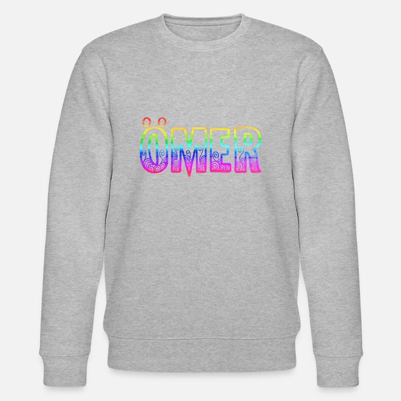 Ömer RS Arc-en-ciel - Sweat bio CHANGER Stanley/Stella Unisexe - gris chiné