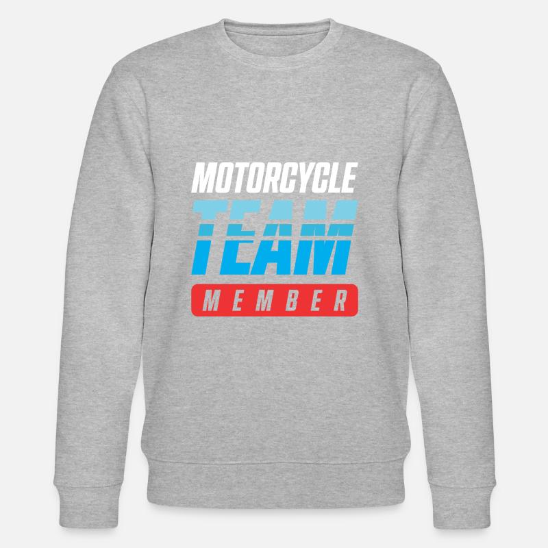 Motorcycle Team - Stanley/Stella Unisex Bio-Sweatshirt CHANGER  - Grau meliert