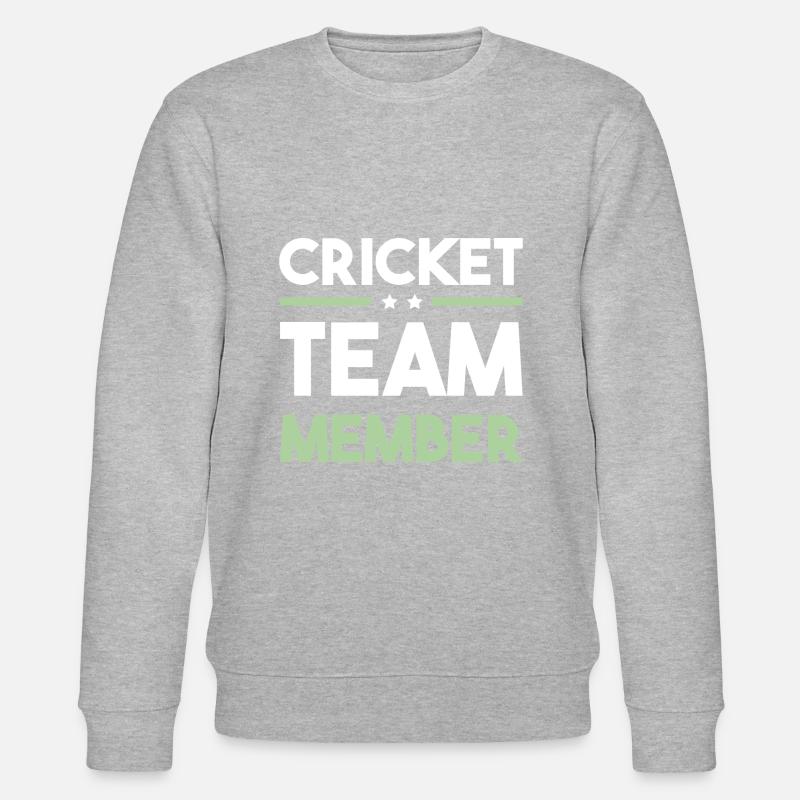Équipe de cricket - Sweat bio CHANGER Stanley/Stella Unisexe - gris chiné