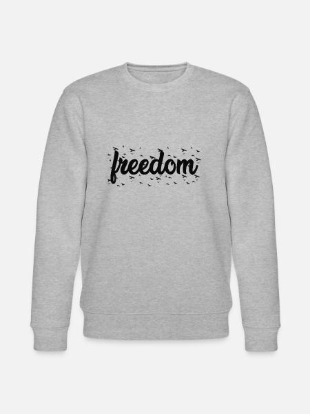 Freedom - Stanley/Stella CHANGER Unisex Organic Sweatshirt - heather grey