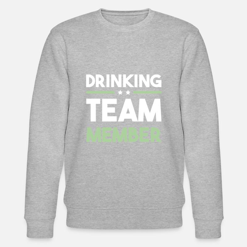 Drinking Team - Stanley/Stella CHANGER Unisex Organic Sweatshirt - heather grey