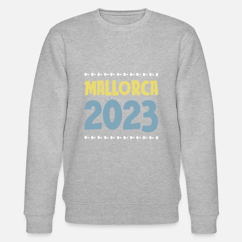 Mallorca 2023 - Stanley/Stella Unisex Bio-Sweatshirt CHANGER  - Grau meliert