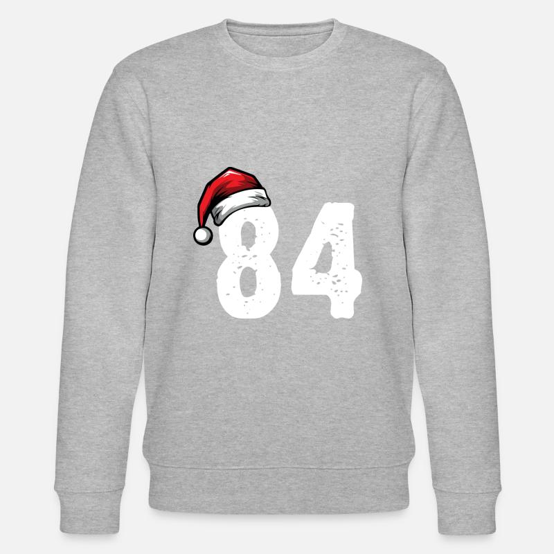84 Numéro Noël - Sweat bio CHANGER Stanley/Stella Unisexe - gris chiné