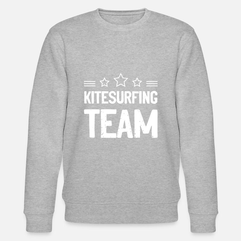 Équipe de kitesurf - Sweat bio CHANGER Stanley/Stella Unisexe - gris chiné