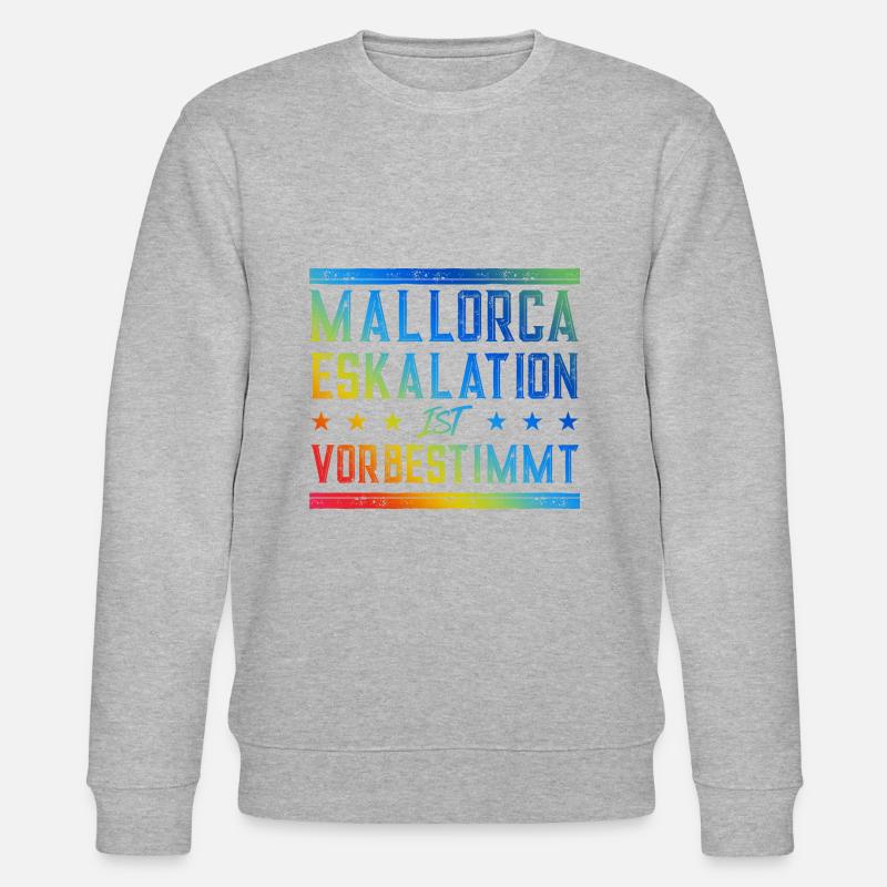 Mallorca Eskalation - Stanley/Stella Unisex Bio-Sweatshirt CHANGER  - Grau meliert