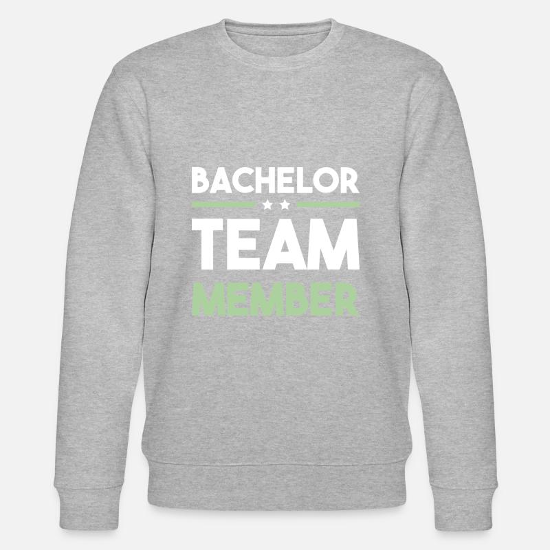 Bachelor Team - Stanley/Stella Unisex Bio-Sweatshirt CHANGER  - Grau meliert