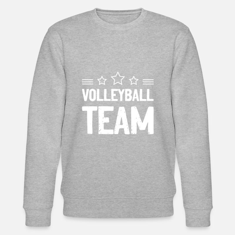 Volleyball Team - Stanley/Stella Unisex Bio-Sweatshirt CHANGER - Grau meliert