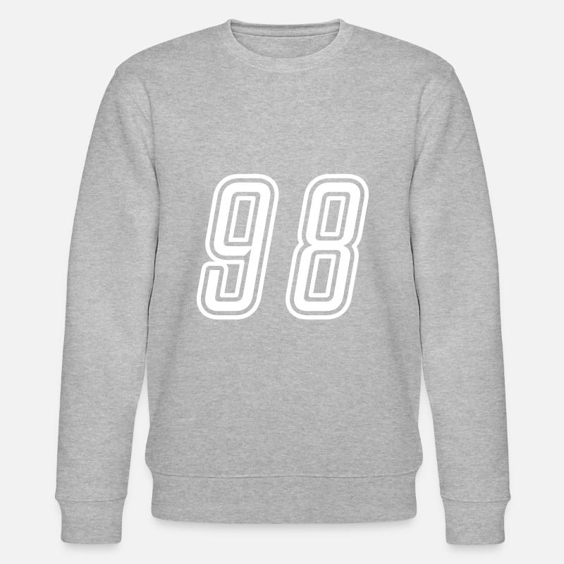 98 Numéro de numéro - Sweat bio CHANGER Stanley/Stella Unisexe - gris chiné
