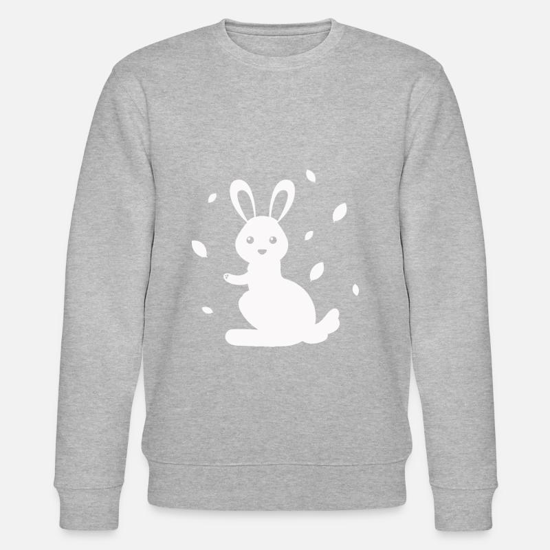 Lapin - Lapin Nature Pâques - Sweat bio CHANGER Stanley/Stella Unisexe - gris chiné