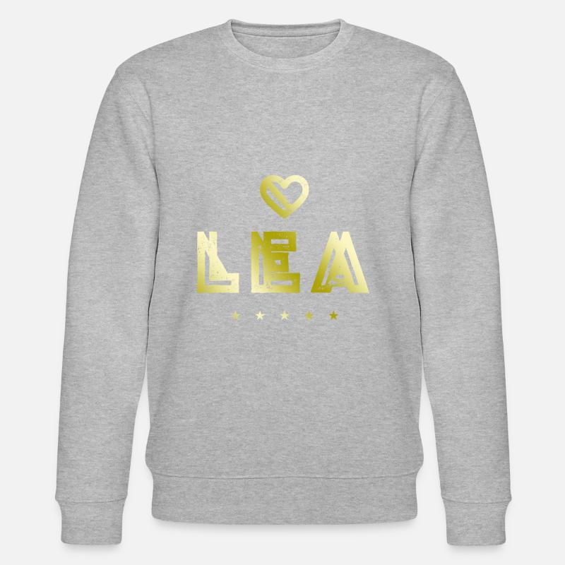 Lea Herz - Stanley/Stella Unisex Bio-Sweatshirt CHANGER  - Grau meliert