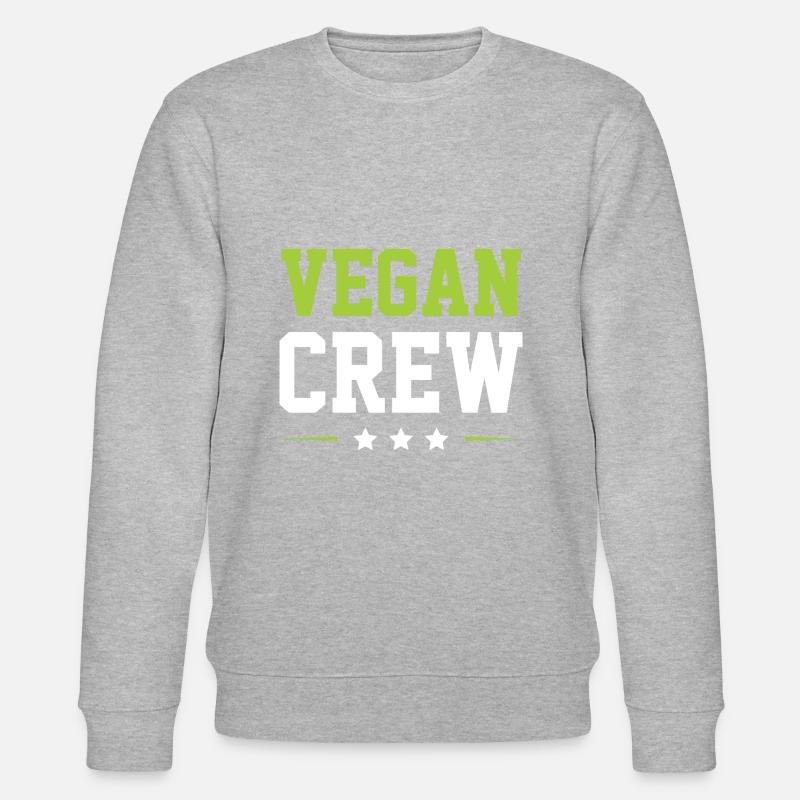 Équipage végétalien - Sweat bio CHANGER Stanley/Stella Unisexe - gris chiné
