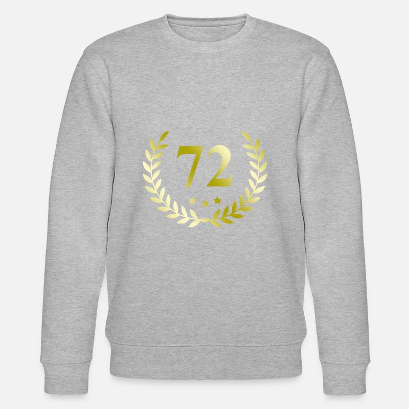 72 Couronne numérique - Sweat bio CHANGER Stanley/Stella Unisexe - gris chiné