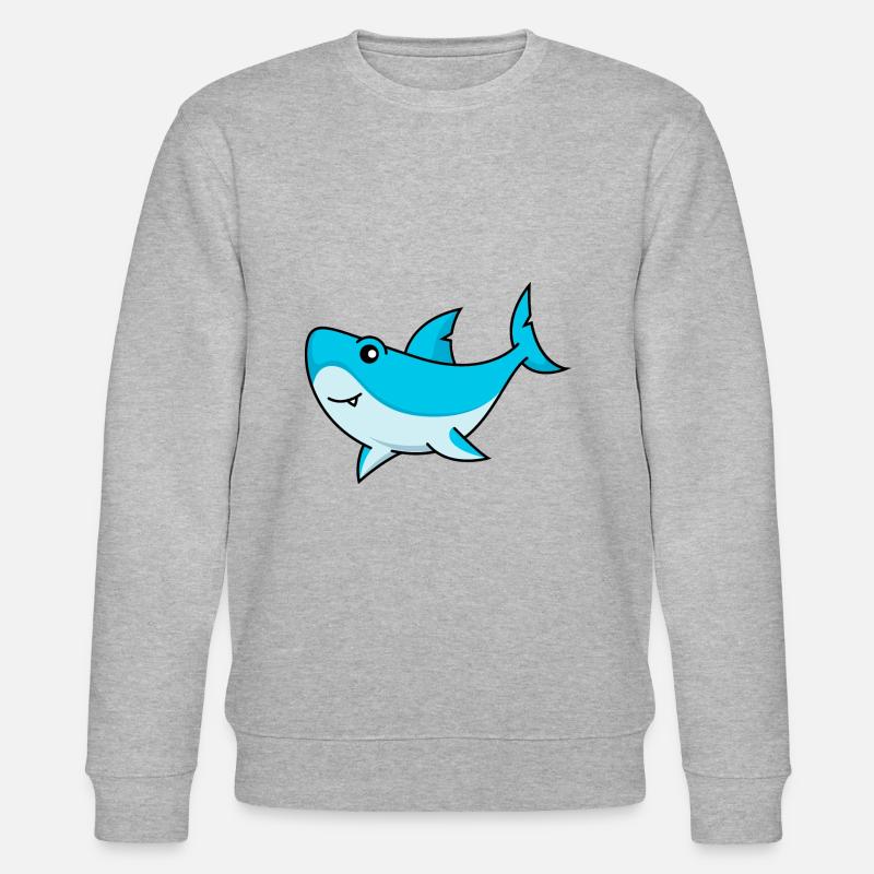 Hai Comic Tier - Stanley/Stella Unisex Bio-Sweatshirt CHANGER  - Grau meliert