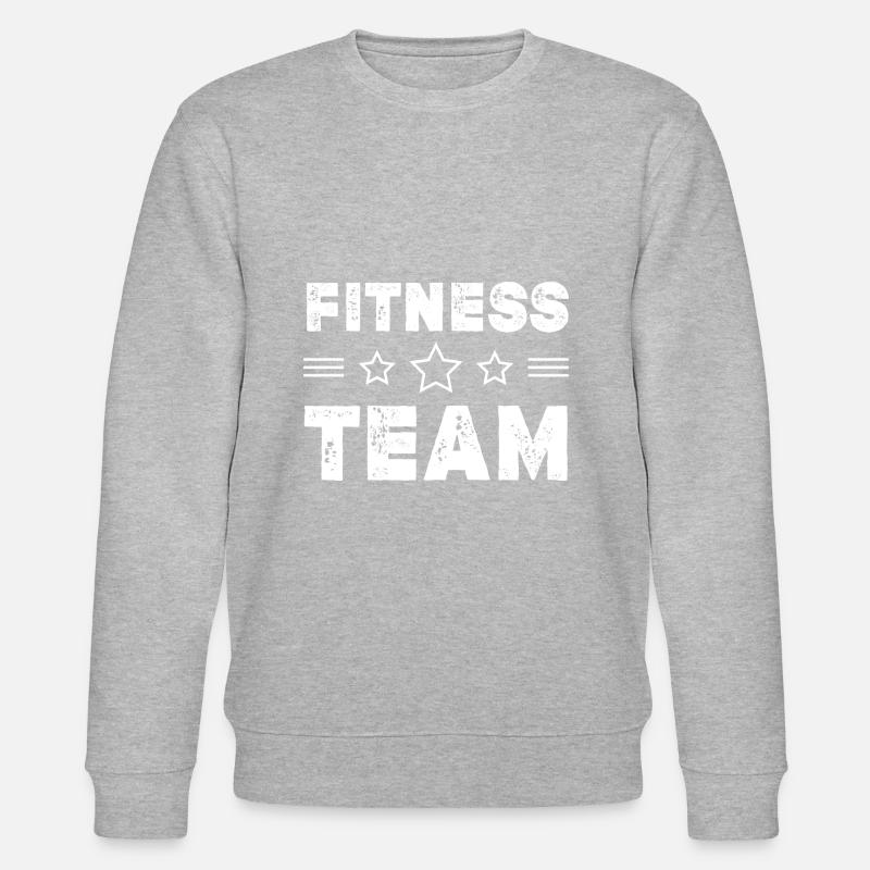 Fitness Team - Stanley/Stella Unisex Bio-Sweatshirt CHANGER  - Grau meliert