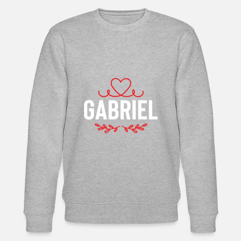 Gabriel - Stanley/Stella Unisex Bio-Sweatshirt CHANGER  - Grau meliert