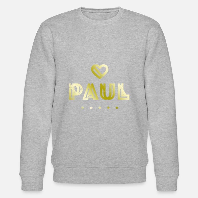 Paul Herz - Sweat bio CHANGER Stanley/Stella Unisexe - gris chiné