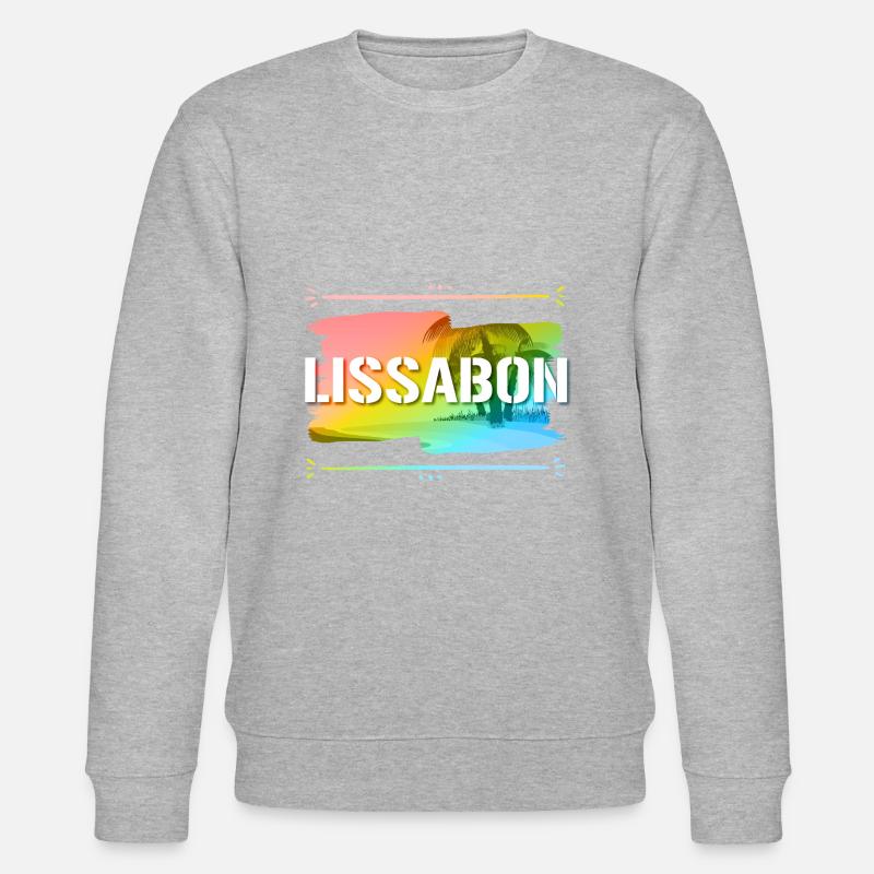 Lissabon - Stanley/Stella Unisex Bio-Sweatshirt CHANGER  - Grau meliert