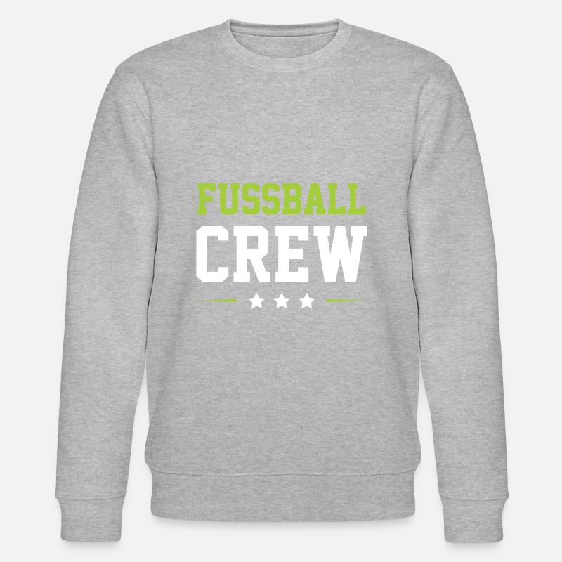 Fussball Crew - Stanley/Stella Unisex Bio-Sweatshirt CHANGER  - Grau meliert
