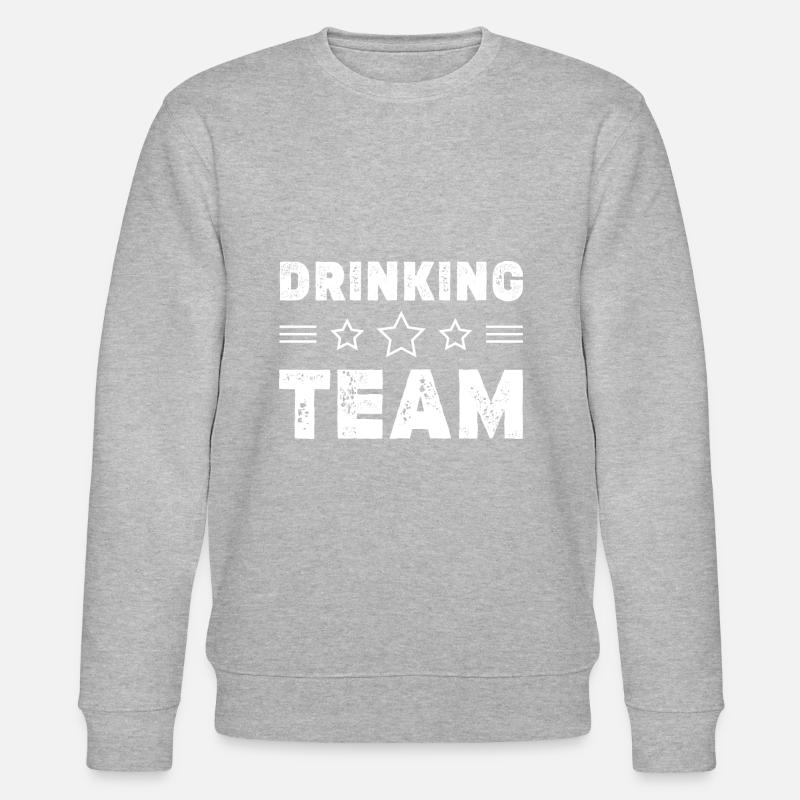 Équipe de consommation d’alcool - Sweat bio CHANGER Stanley/Stella Unisexe - gris chiné