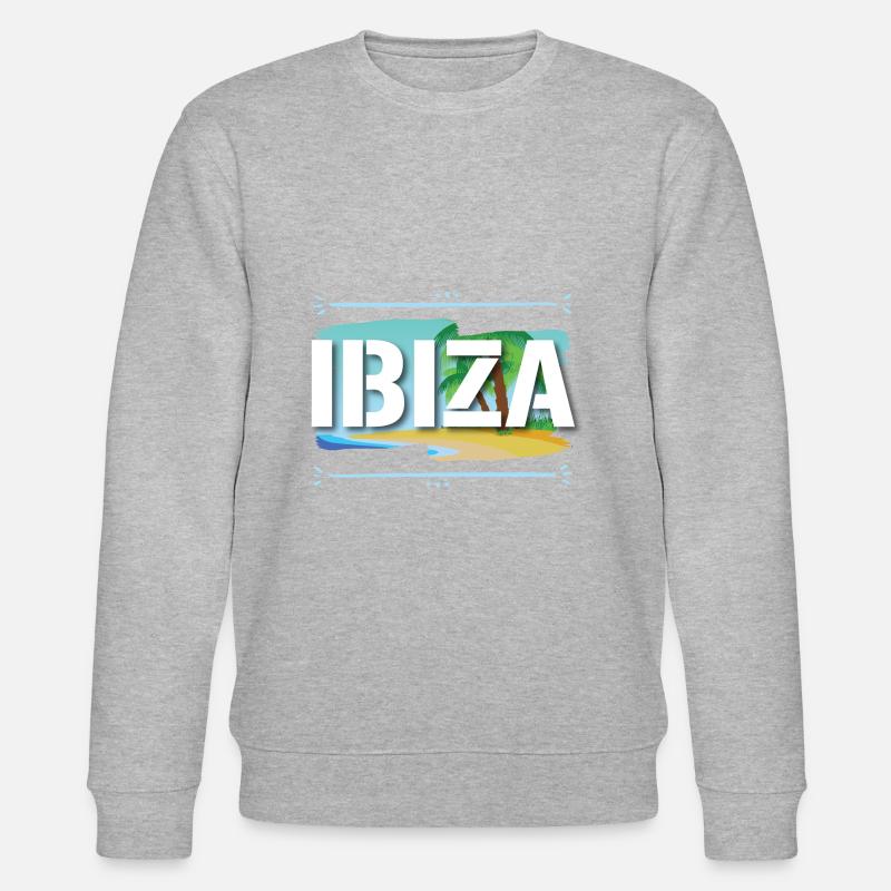 Ibiza - Stanley/Stella Unisex Bio-Sweatshirt CHANGER  - Grau meliert