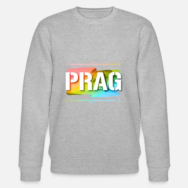 Prag - Stanley/Stella Unisex Bio-Sweatshirt CHANGER  - Grau meliert