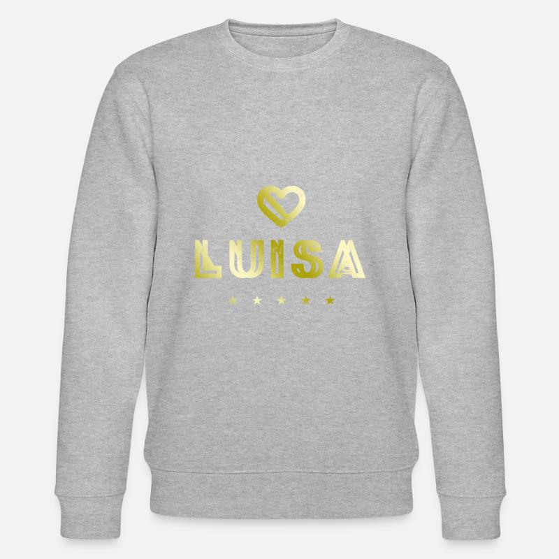 Luisa Herz - Stanley/Stella Unisex Bio-Sweatshirt CHANGER  - Grau meliert