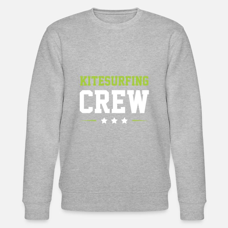 Équipage de kitesurf - Sweat bio CHANGER Stanley/Stella Unisexe - gris chiné