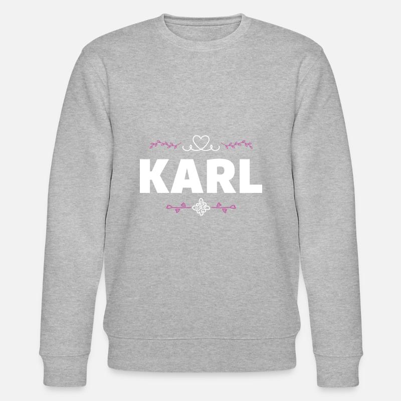 Karl - Stanley/Stella Unisex Bio-Sweatshirt CHANGER  - Grau meliert