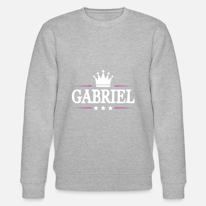 Gabriel - Stanley/Stella Unisex Bio-Sweatshirt CHANGER  - Grau meliert