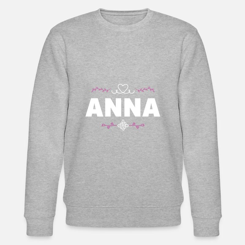 Anna - Stanley/Stella Unisex Bio-Sweatshirt CHANGER  - Grau meliert