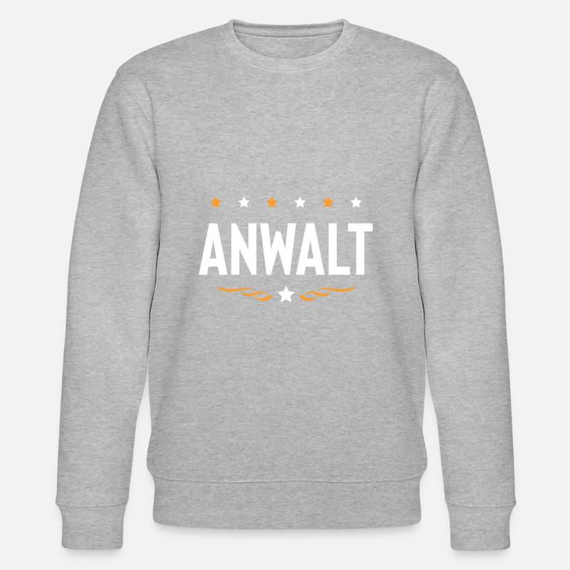 Anwalt Beruf - Stanley/Stella Unisex Bio-Sweatshirt CHANGER  - Grau meliert