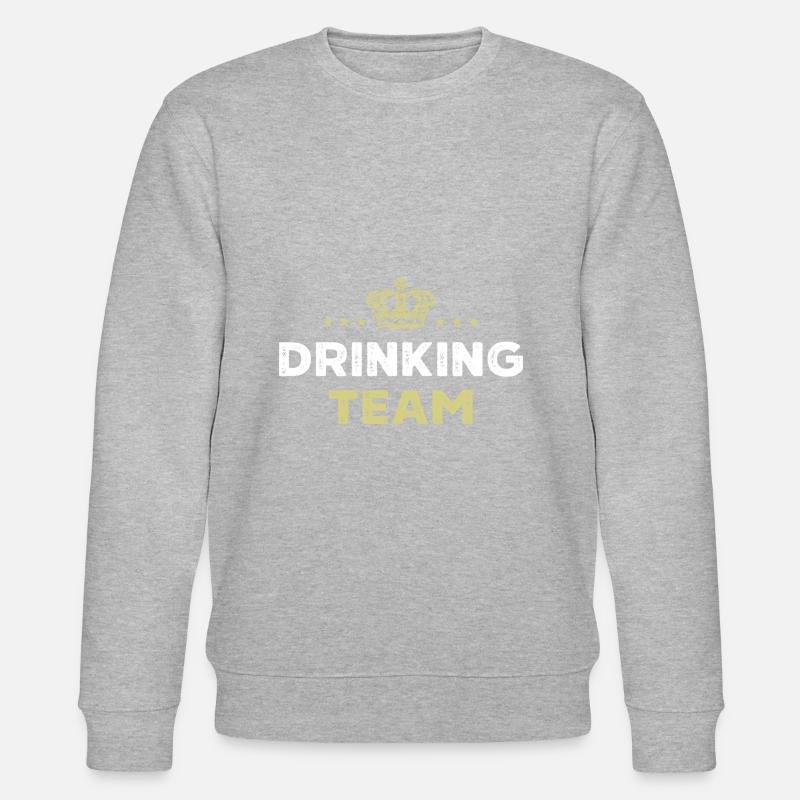 Drinking Team - Stanley/Stella Unisex Bio-Sweatshirt CHANGER  - Grau meliert