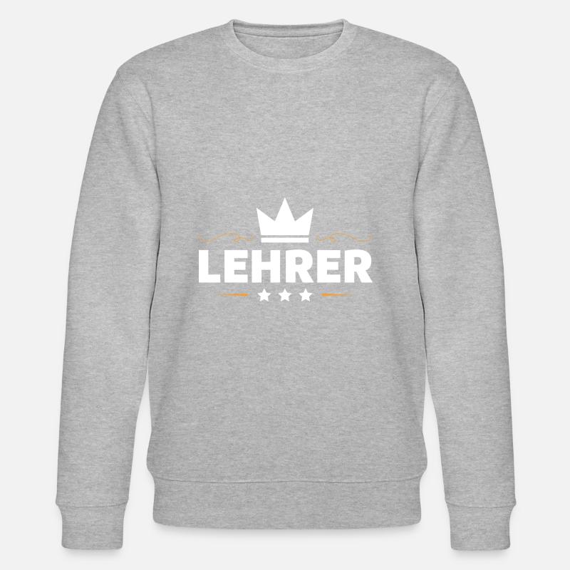 Lehrer Beruf - Stanley/Stella Unisex Bio-Sweatshirt CHANGER  - Grau meliert