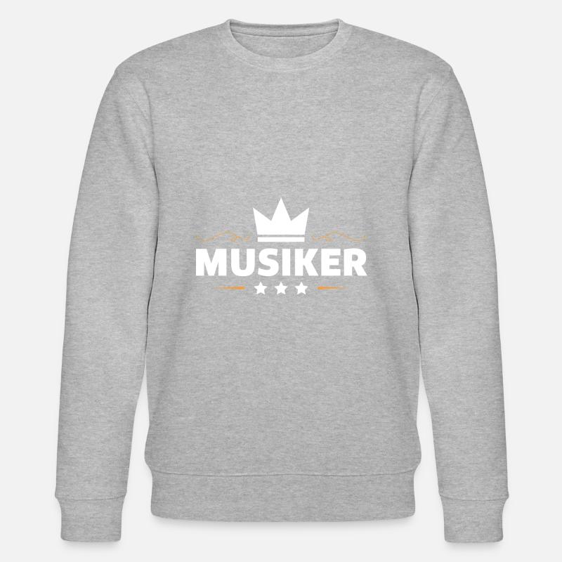 Musiker Beruf - Stanley/Stella Unisex Bio-Sweatshirt CHANGER  - Grau meliert