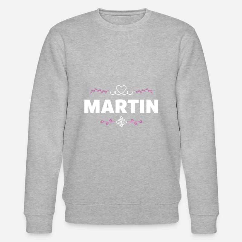 Martin - Stanley/Stella Unisex Bio-Sweatshirt CHANGER  - Grau meliert