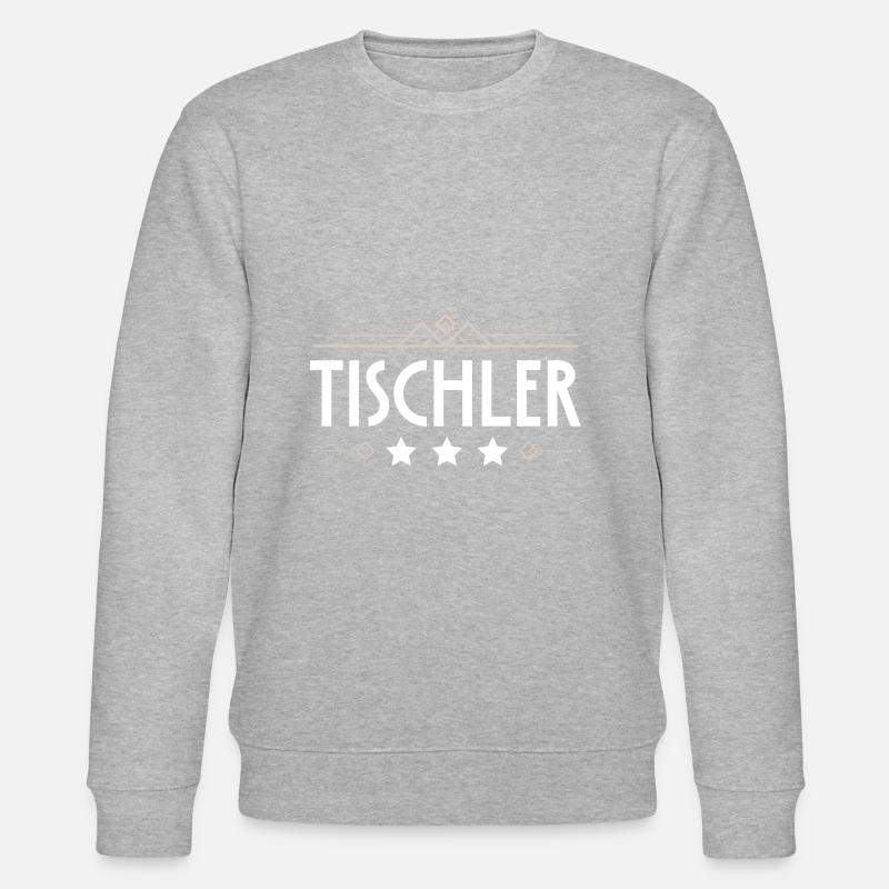 Tischler Beruf - Stanley/Stella Unisex Bio-Sweatshirt CHANGER - Grau meliert