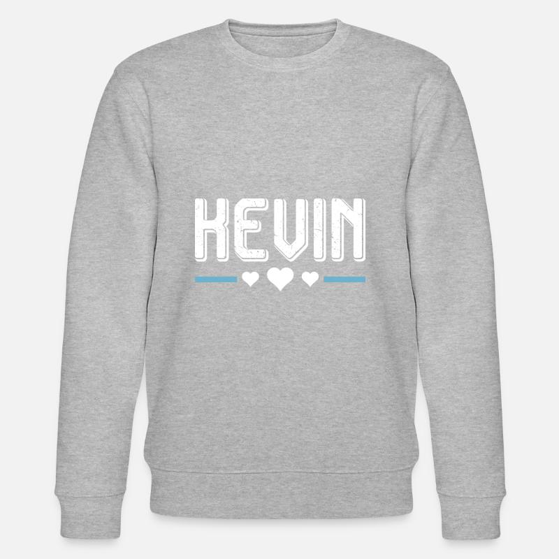 Kevin - Stanley/Stella Unisex Bio-Sweatshirt CHANGER  - Grau meliert