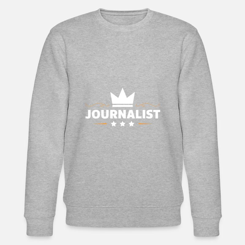 Journalist Beruf - Stanley/Stella Unisex Bio-Sweatshirt CHANGER  - Grau meliert