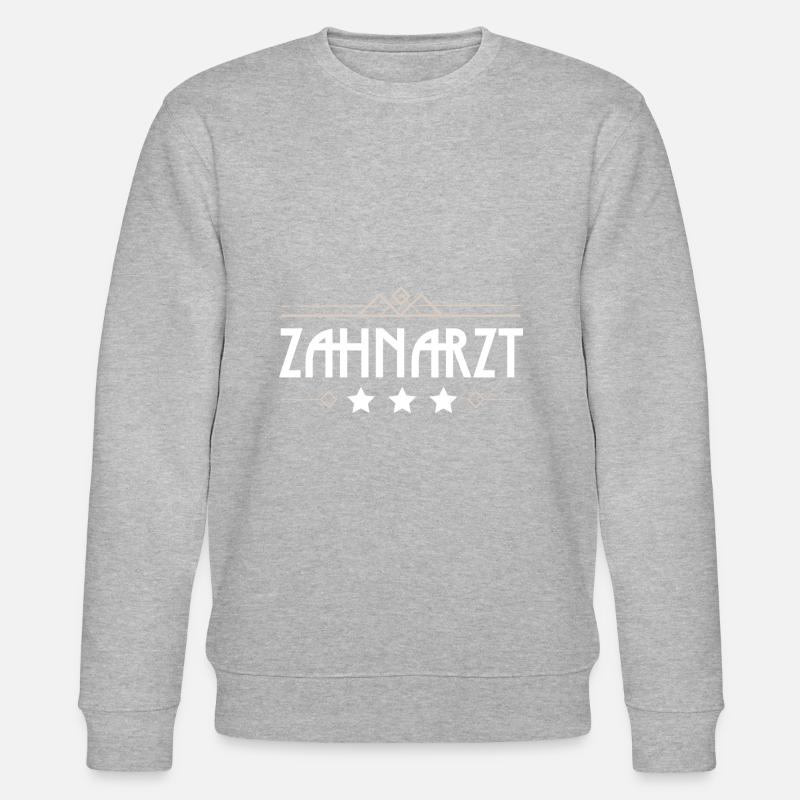 Zahnarzt Beruf - Stanley/Stella Unisex Bio-Sweatshirt CHANGER  - Grau meliert